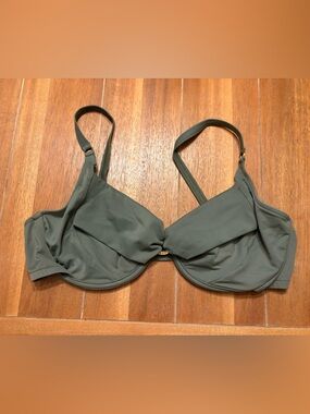 VENUS Olive Green Underwire Swim Bra